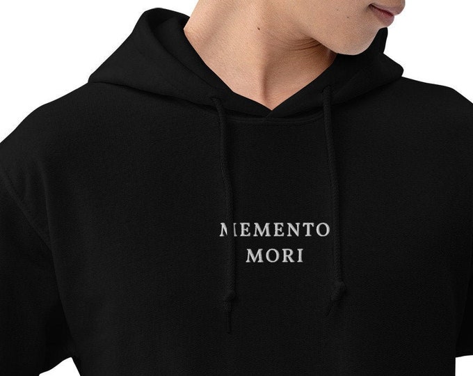 Memento Mori Embroidered Hoodie