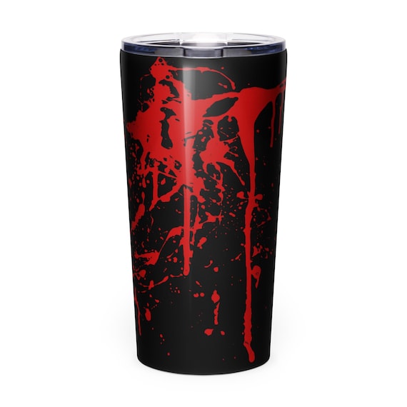 Blood Spatter Tapered stainless steel tumbler