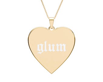 Glum Necklace Engraved