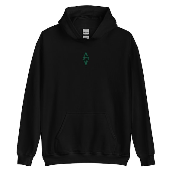 Plumbob Embroidered Hoodie, Unisex