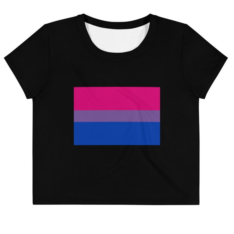 Bi Pride Crop Top Etsy