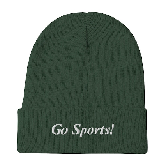 Go Sports! Embroidered Beanie