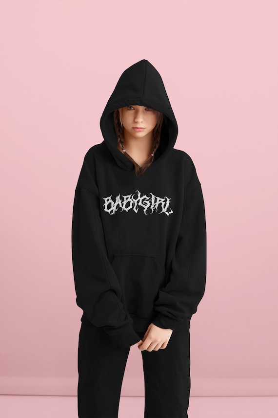 Hoodie that top says baby girl