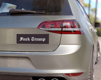 Fck Trump Car Magnets - Express Your Views, Vehicle Decor, Protests, Political Statements, Funny Car Accessories, Gift for Activists