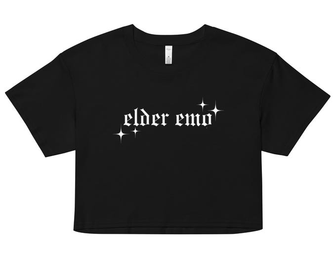 Elder Emo Crop Top