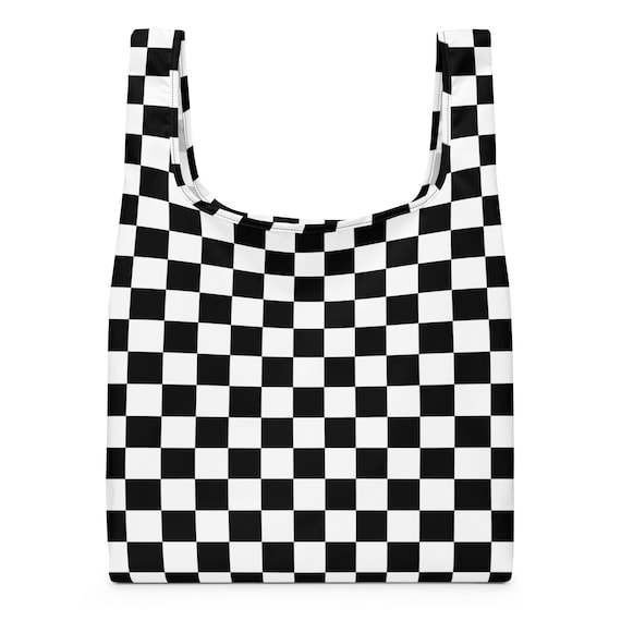 Checkerboard Shopping Bag