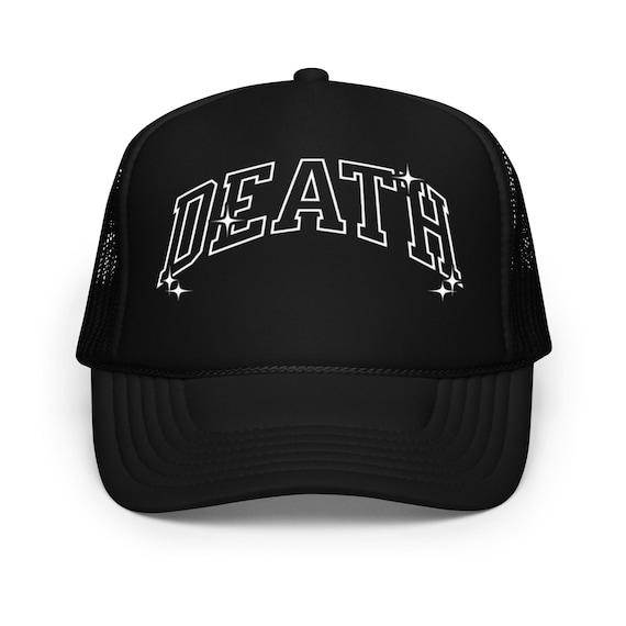 Death Printed Foam Trucker Hat