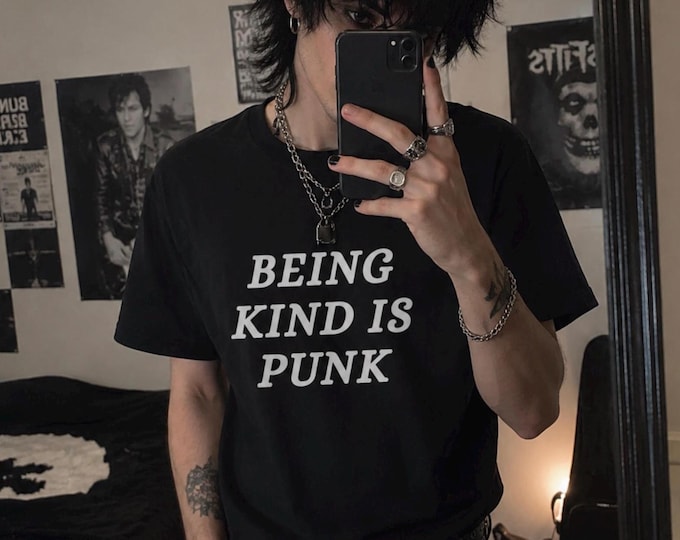 Being Kind is Punk T-Shirt, Unisex