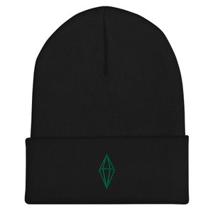 Plumbob Beanie, Embroidered