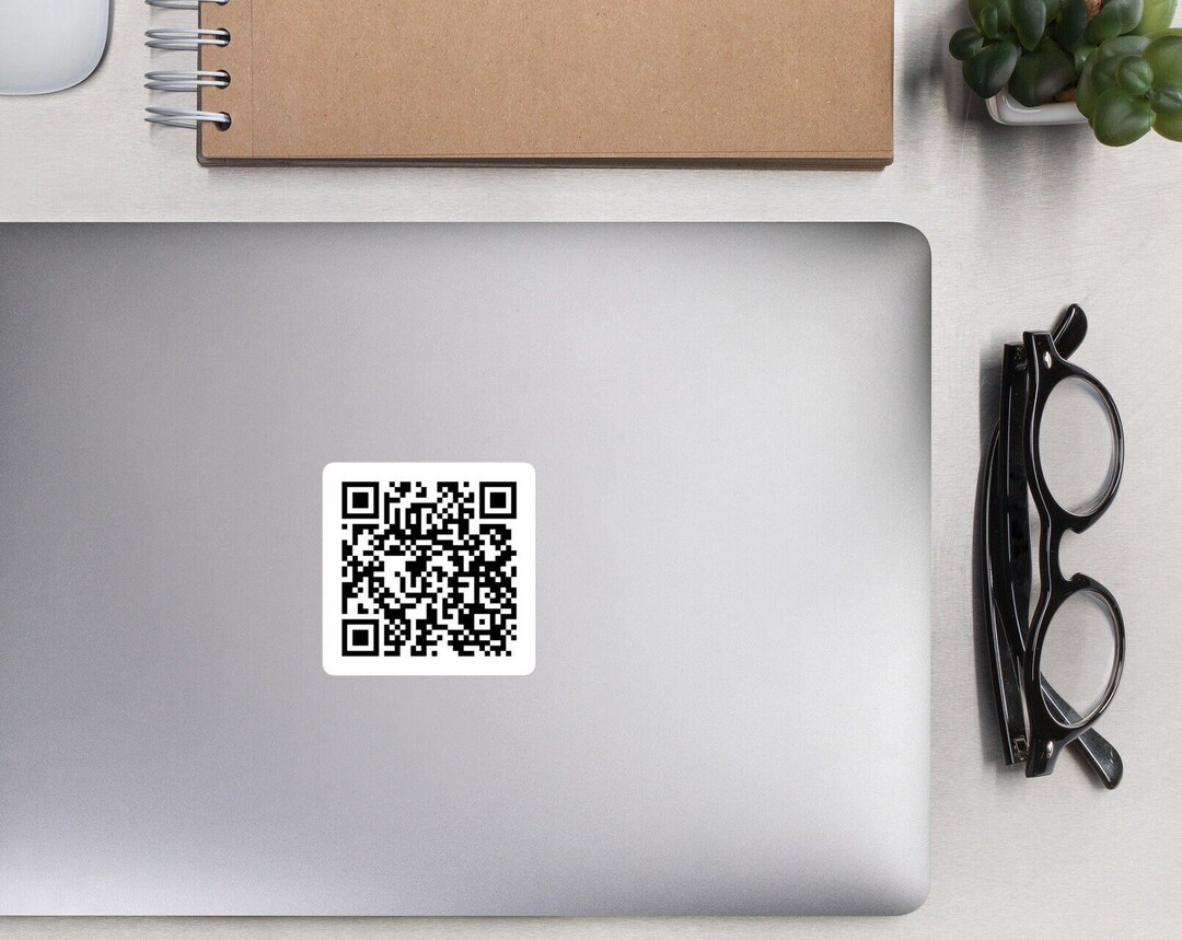 Rick Roll QR Code Sticker Funny Sticker, Funny Bumper Sticker - Etsy
