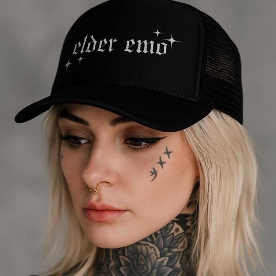 Elder Emo Printed Foam Trucker Hat