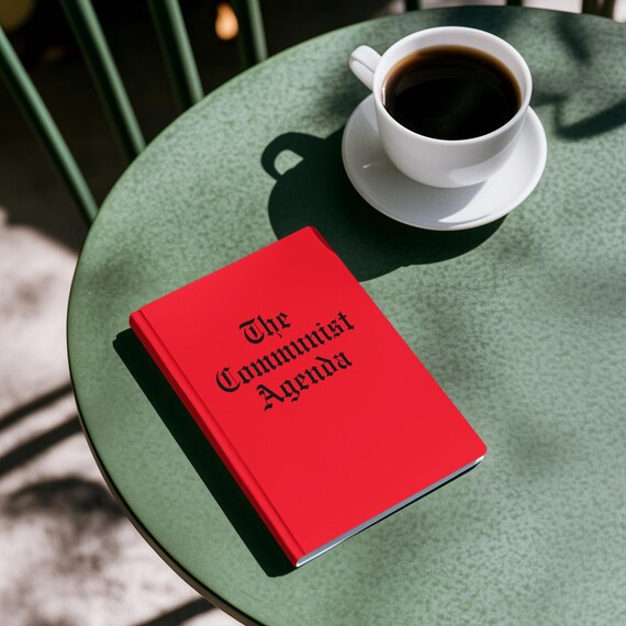 The Communist Agenda Blank Lined Journal