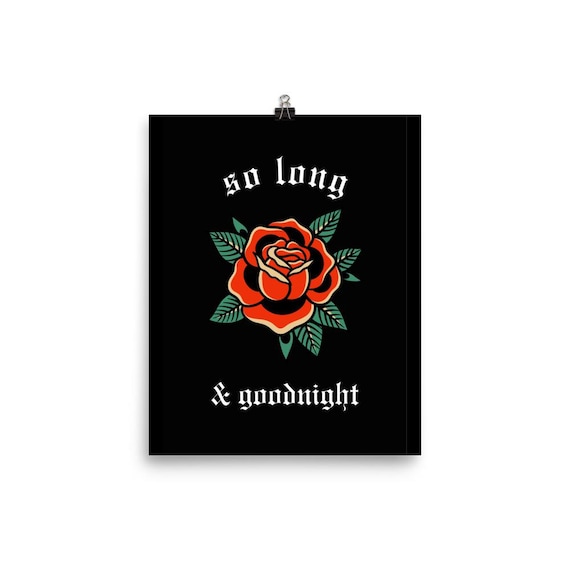 So Long and Good Night Poster