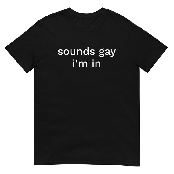 Sounds Gay I'm In Shirt, Unisex