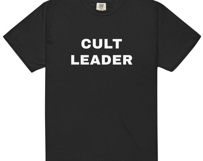 Cult Leader Comfort Colors® Tee | Retro Grunge Ironic Graphic Shirt