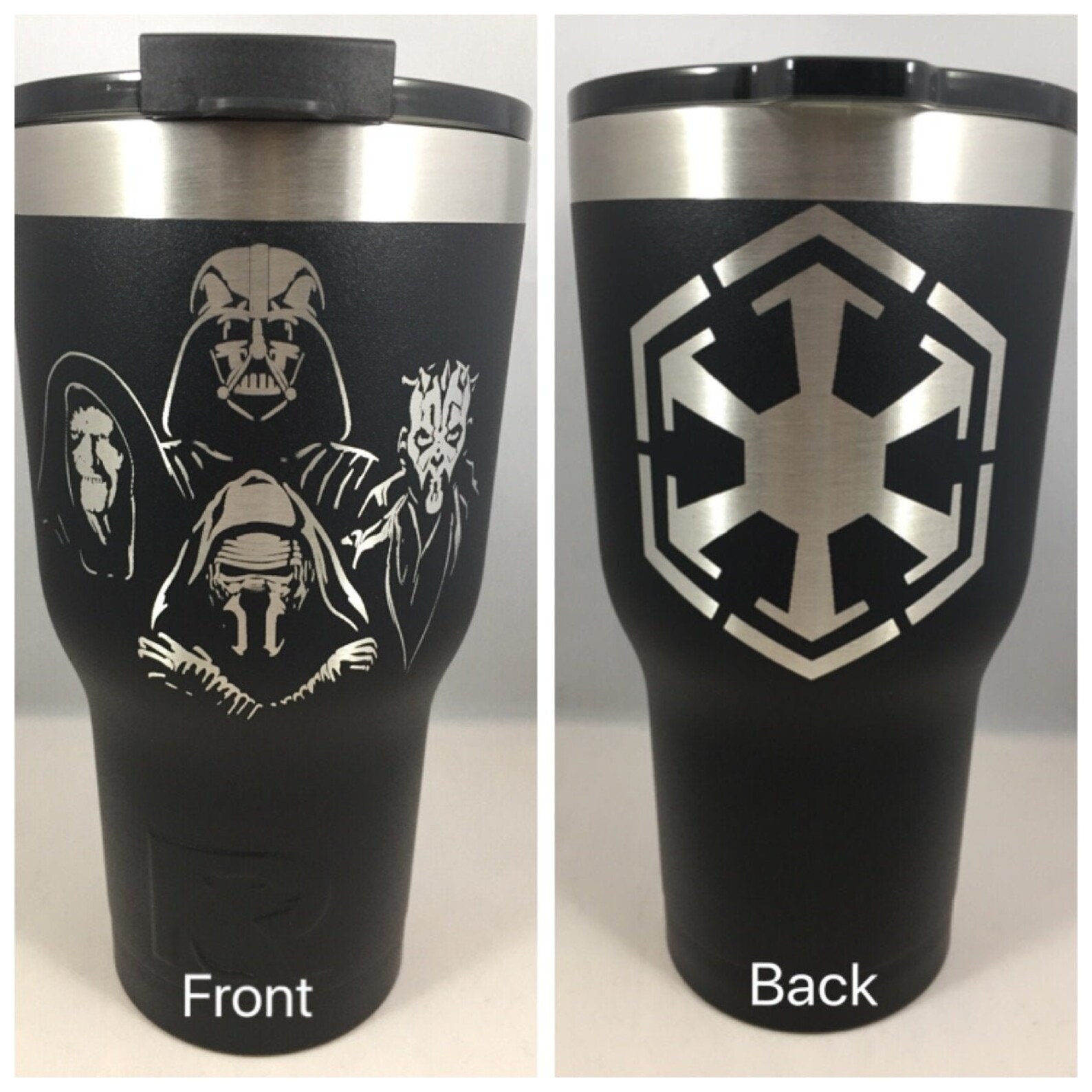 Star Wars Sith Powder Coated YETI Tumbler Star Wars Gift Etsy