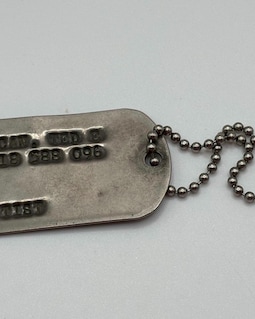 Authentic Vintage Military Dog Tag - 1960s Era With Ball Chain - Etsy