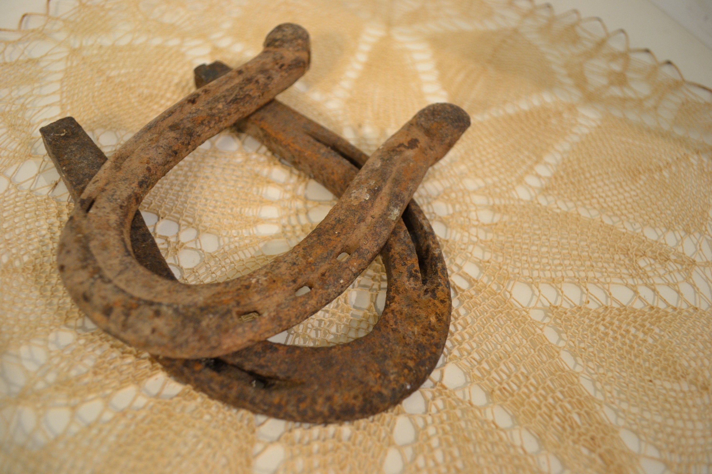 Rusty Horseshoes Vintage Horseshoes Pair of Horseshoes Etsy UK