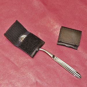 Leather Pinwheel Cover, Pinwheel Case Holder Unisex Hand crafted USA  SPECIAL Price