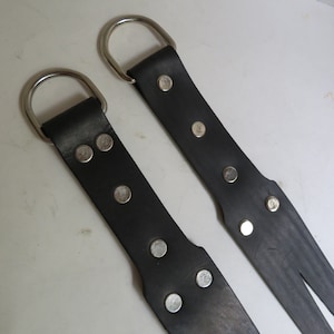 Leather or Rubber Slapper, Leather or Rubber Viper, 17-3/4&quot; Slapper Unisex, Hand crafted USA