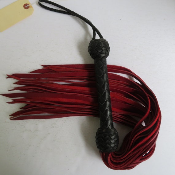 Quality Hand Made Genuine Leather Flogger/whip 28 inches Long. 