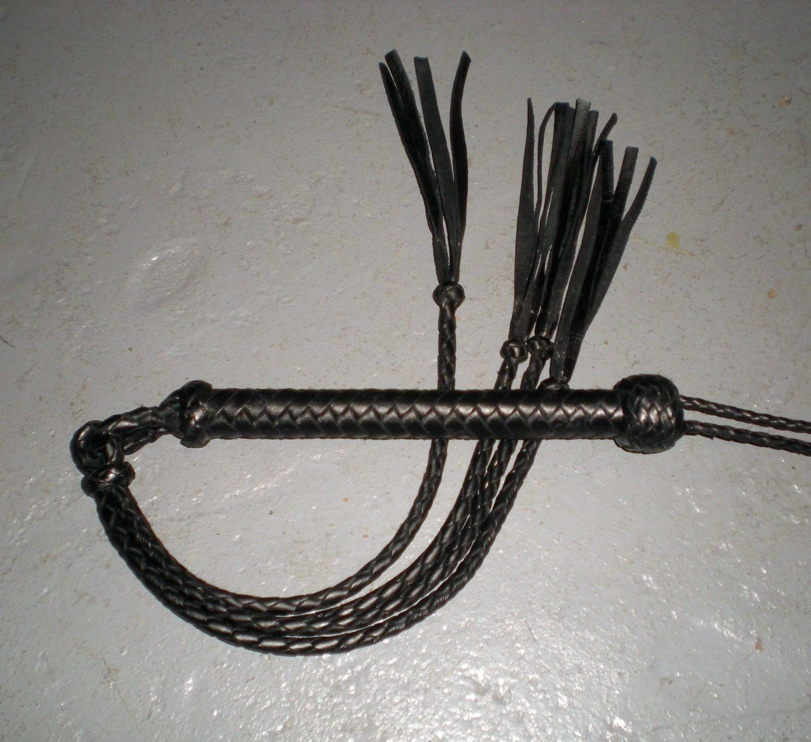 Quirt Whip Four Lash Quirt 34 Round Braid Leather Whip Etsy UK