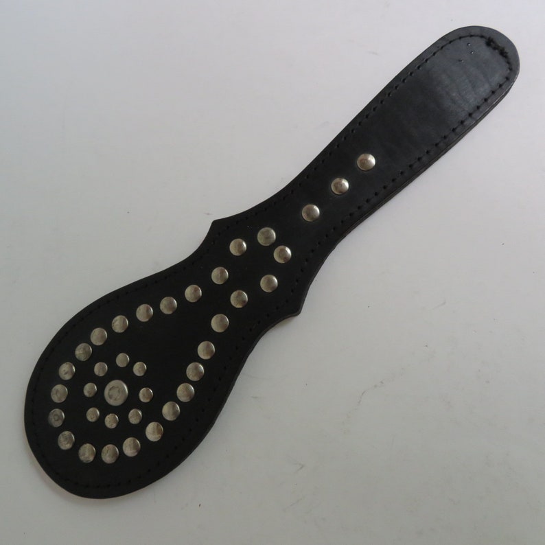 Paddle Leather Paddle Leather Studded Paddle BDSM Paddle Etsy