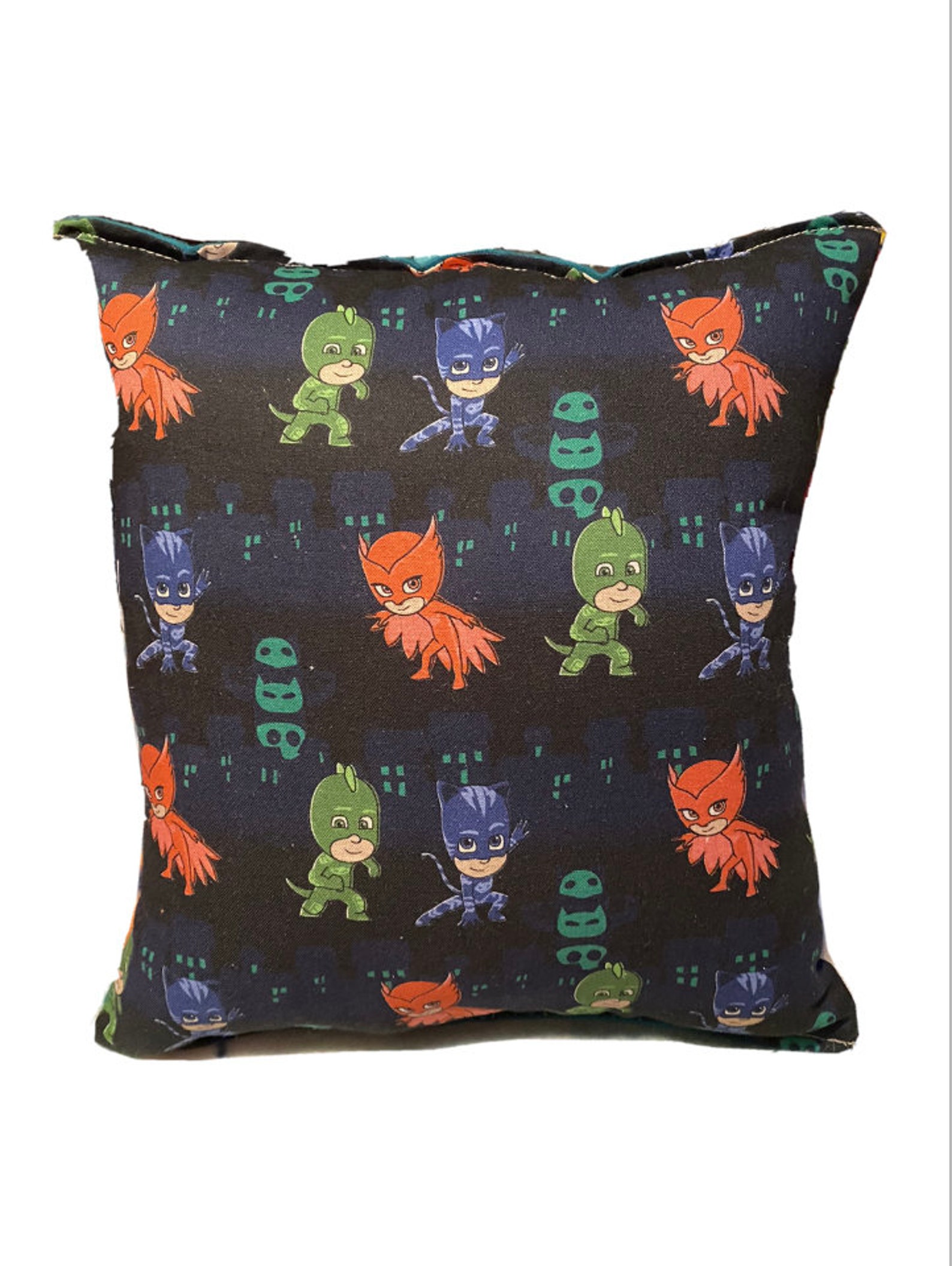PJ Mask Pillow PJ Pillow Kid Safe 100 Hypoallergenic Square Etsy