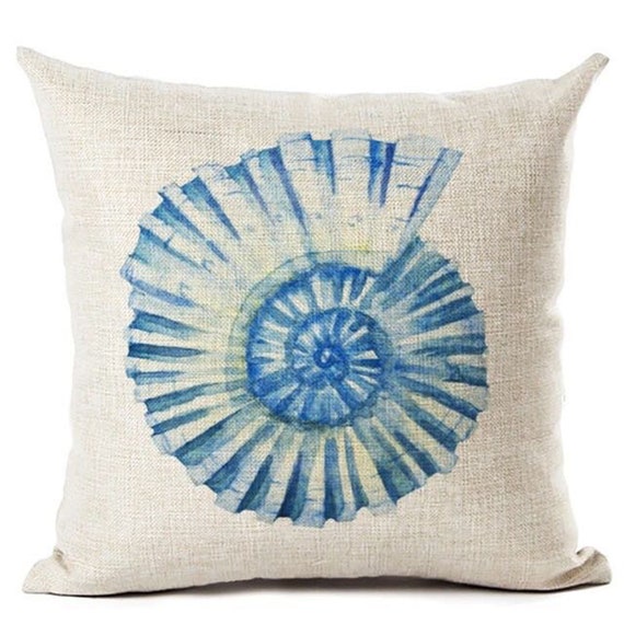 blue shell pillow