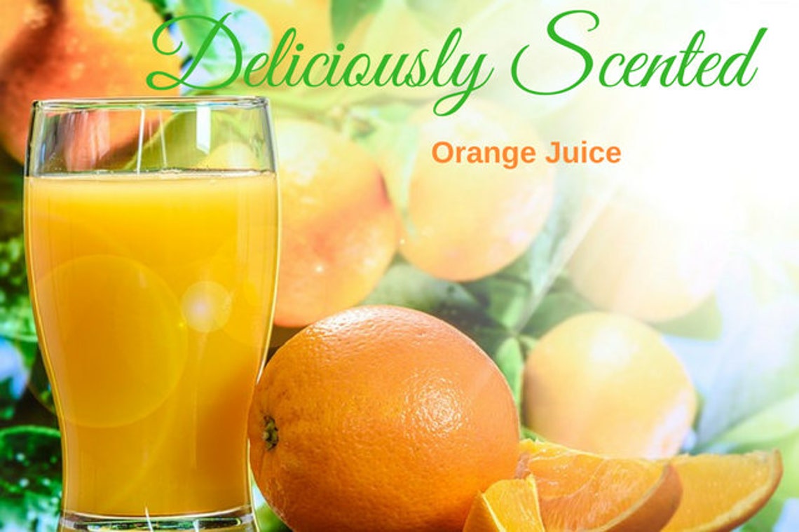 ORANGE JUICE Fragrance Oil for candles soap and more 4 oz Etsy