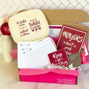 Prayer Gift Box for Women | Gift For Her, Gift For Friend, Gift For Women, Gift For Mom, Gift For Daughter, Christian