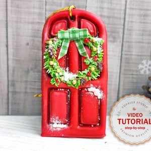 Cookie class - Christmas Door. Step-by-step video tutorial
