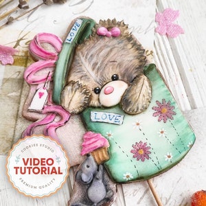 Bear in Box - Plätzchen dekorieren klasse. Schritt-für-Schritt Video-Anleitung