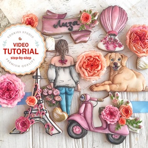Cookie Class - Ladies dreams. Step-by-step video tutorial