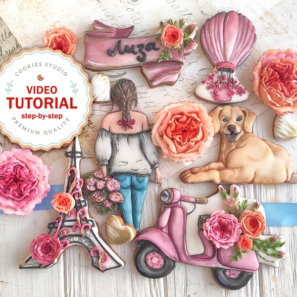 Cookie Class - Rêves de dames. Tutoriel vidéo étape par étape