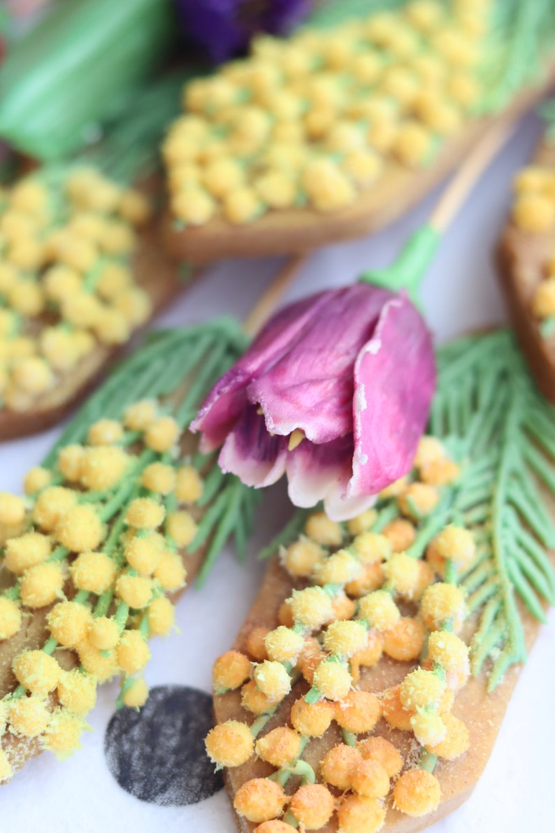 NEW Spring Flowers Cookie Decorating Class. Step-by-step - Etsy