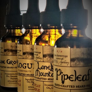 Epic Adventure Beard Oils | RPG, DnD, Fantasy Scents | Father's Day Gift | Organic Jojoba and Essential Oils | Geeky Nerdy Bookish Fandom