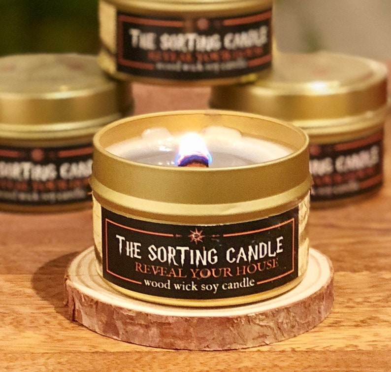 The SORTING CANDLE Wood Wick Soy 4 Oz magically Etsy