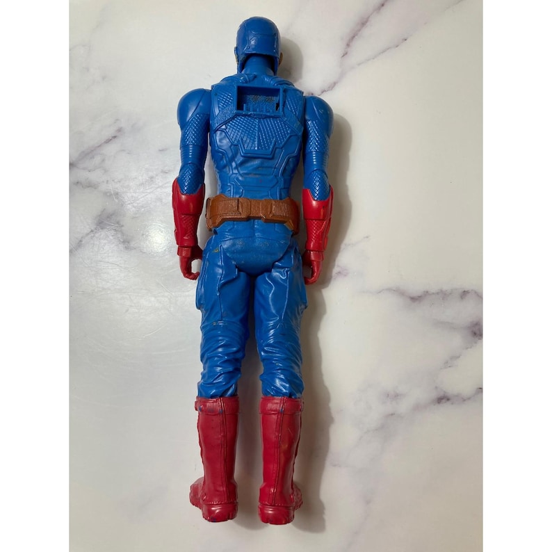 Marvel Avengers Captain America 12 Inch Action Figure Hasbro 2018 C-3632B Blue image 2