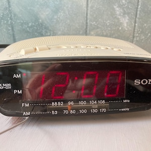 Sony Clock Radio Vintage