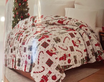 King/Queen Size Christmas Quilt