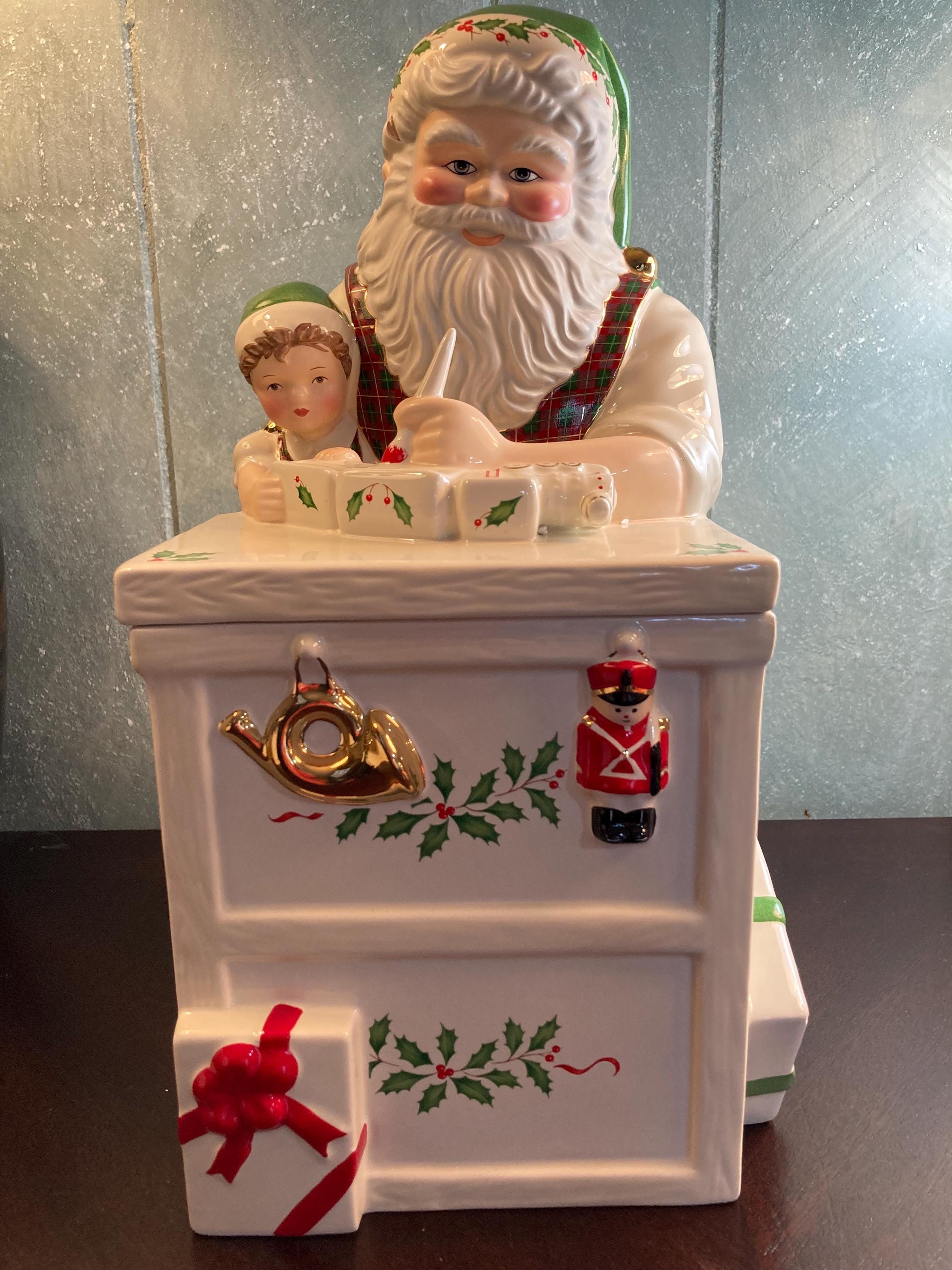 Lenox Santa Claus Cookie Jar - Etsy