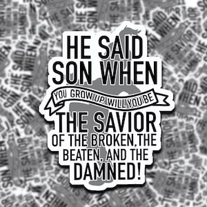 Welcome To The Black Parade Sticker // MCR // Waterproof