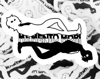 Memento Mori Sticker // Unus Annus Tribute // WATERPROOF