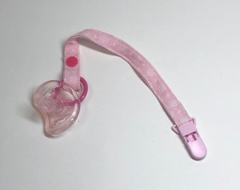Pacifier Clip with pacifier