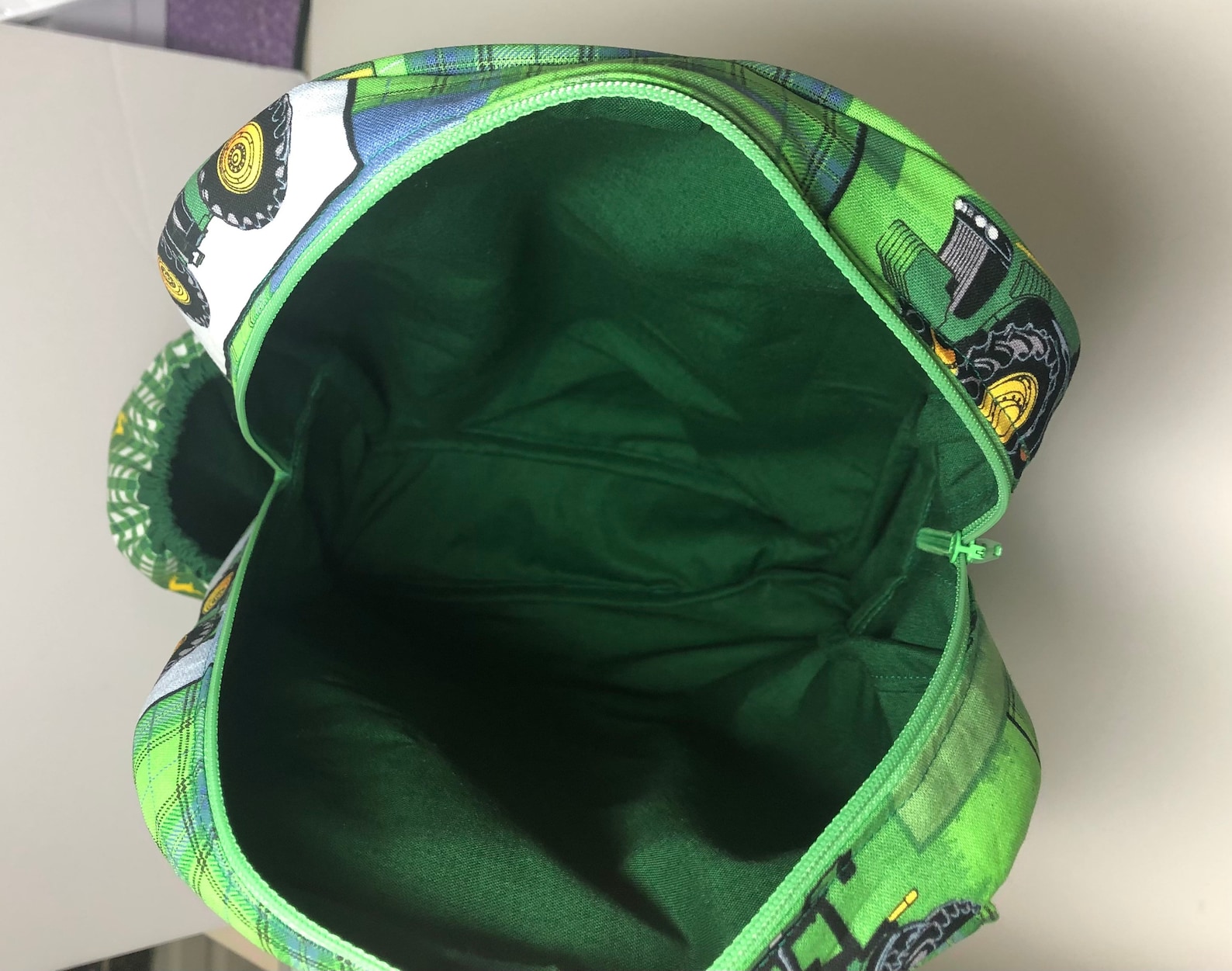 Toddler Backpack John Deere Tractor Etsy