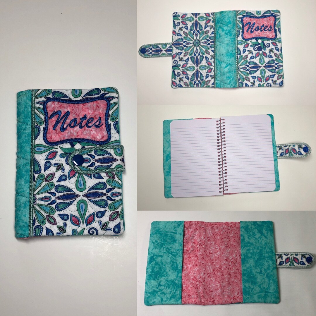 Embroidered Notebook Cover Etsy