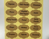 Herbs and Spices Sticker Sheet