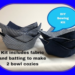 Bowl Cozy Sewing Kit for 2 cozies