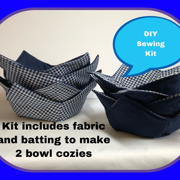 Bowl Cozy Sewing Kit for 2 cozies